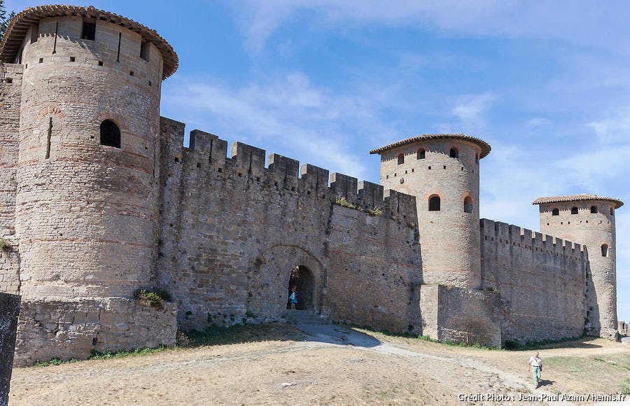 Carcassonne, tours gallo-romaines du IVe siècle (Aude)