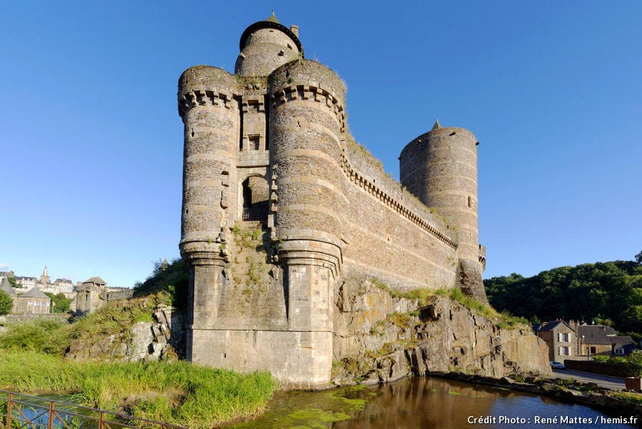 Le château de Fougères, en Bretagne