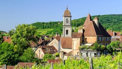 Arbois, le village "jaune" du Jura