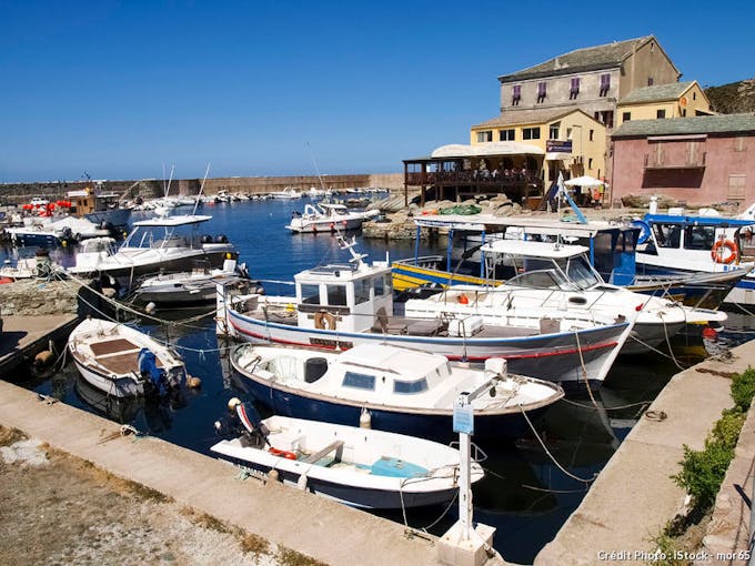 Le port de Centuri au Cap Corse