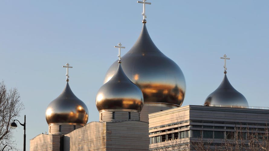 La cathédrale orthodoxe de la Sainte-Trinité, à Paris
