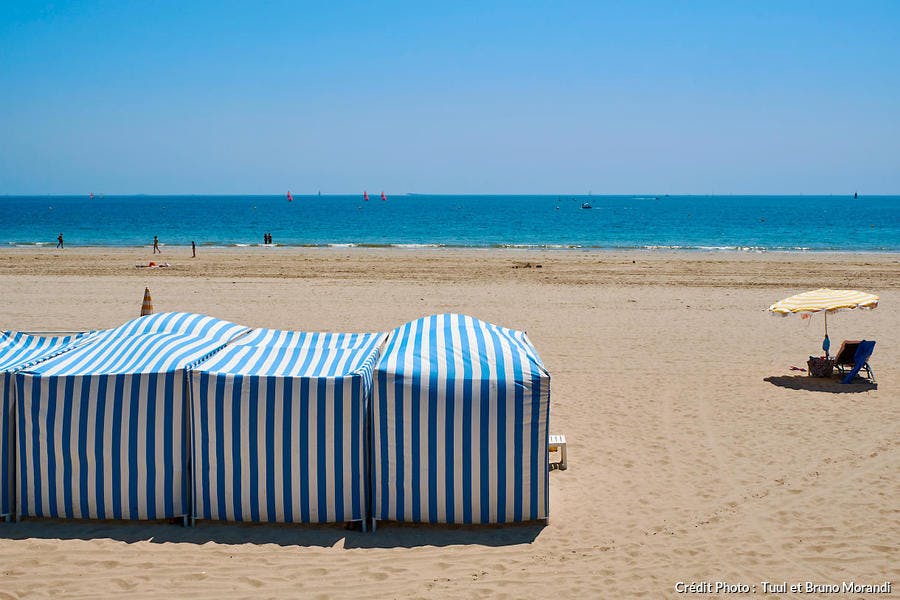La plage de la Baule, en Loire-Atlantique