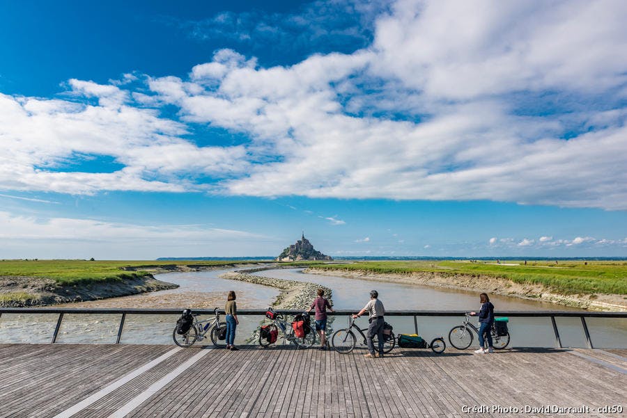 Le Mont Saint-Michel à vélo