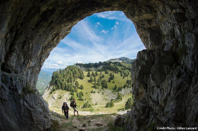 La grotte des résistants, dans le massif du Vercors