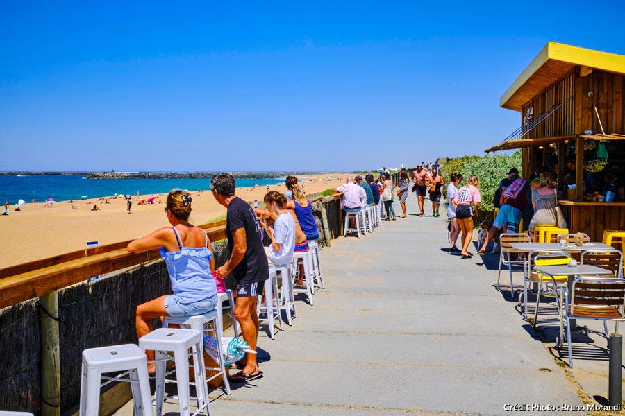 La plage de la Chambre d'Amour à Anglet