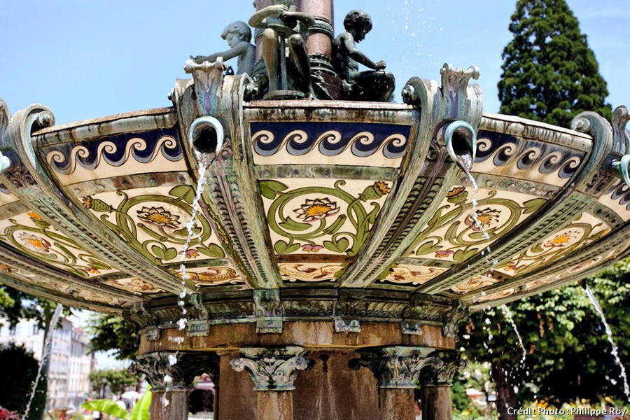 La fontaine de l'hôtel de ville à Limoges