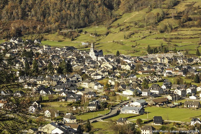 Village de Laruns dans les Pyrénées