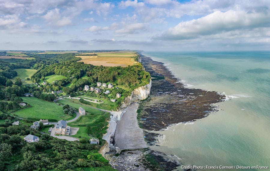 Saint-Pierre-en-Port (vue aérienne), Normandie