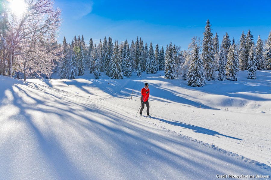 Sur les pistes de la station Les Rousses