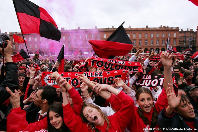 Supporters du stade Toulousain