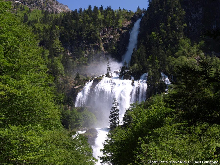 Cascade d'Ars à Aulus-les-bains