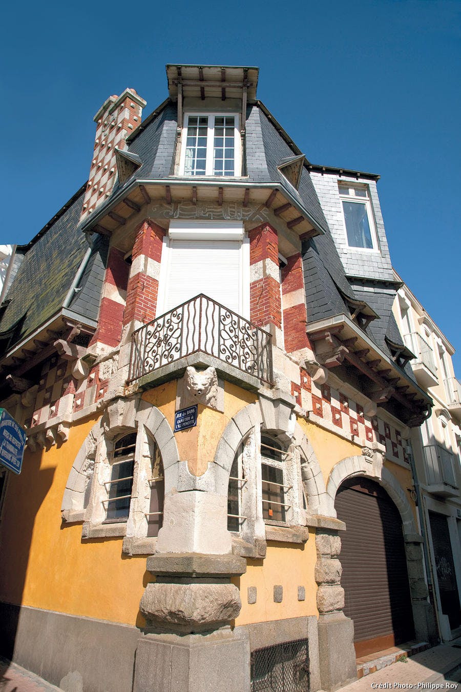 La maison pseudo-médiévale où habita l'architecte Maurice Durand