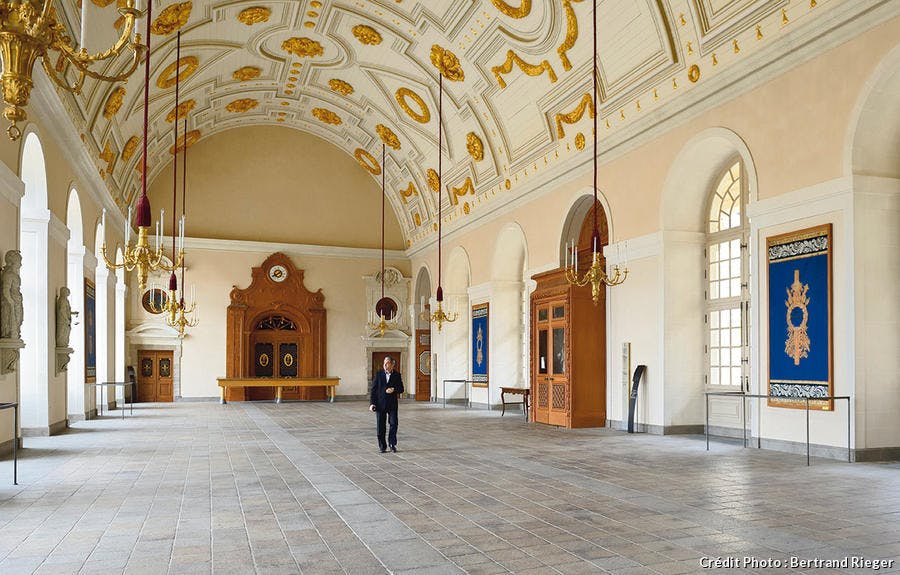 La salle des Pas-Perdus au parlement de Rennes