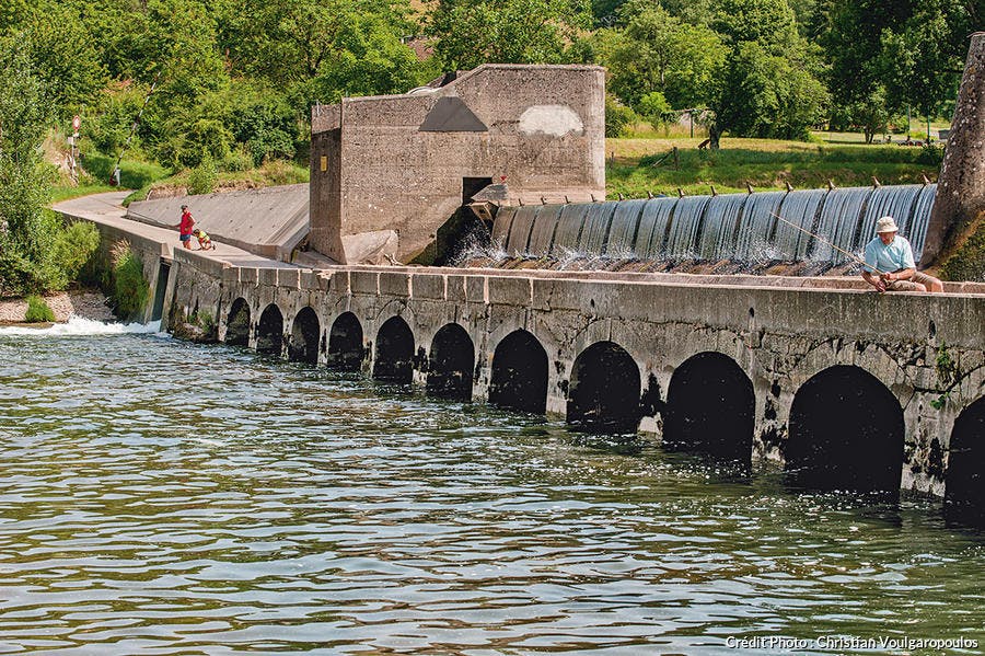 Le barrage hydroélectrique d'Ambialet