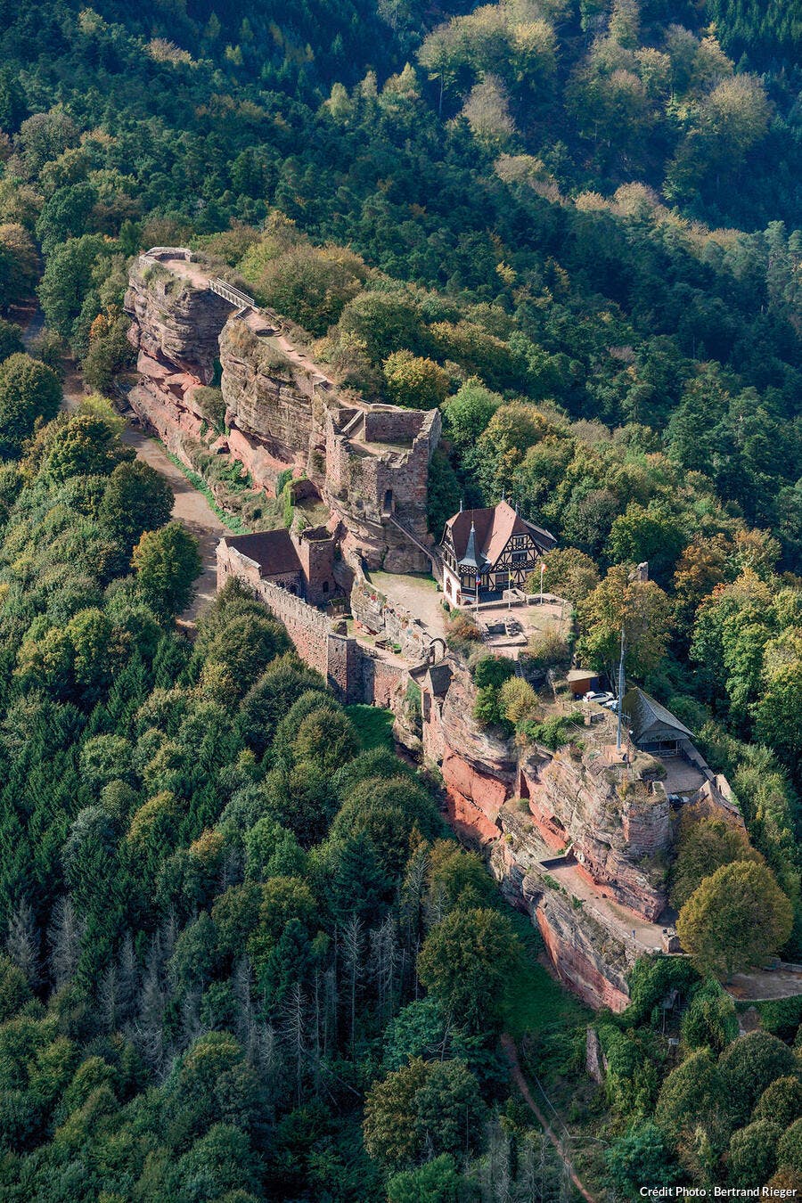 Le château du Haut-barr, la forteresse rouge. 