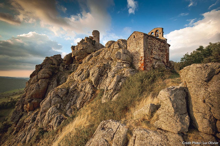 Le "château rocher" de Rochegude