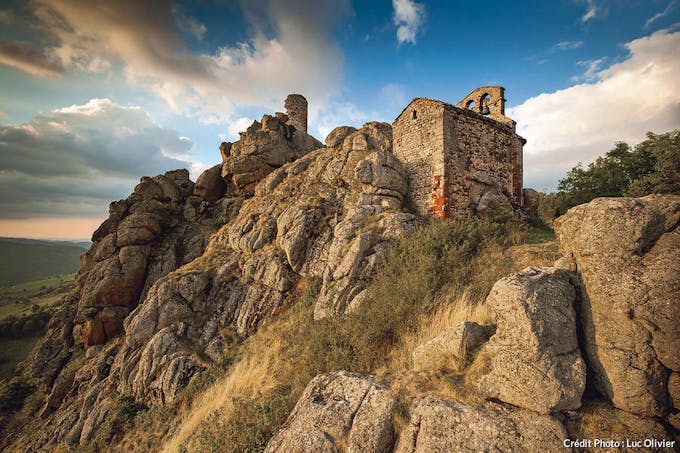Le "château rocher" de Rochegude