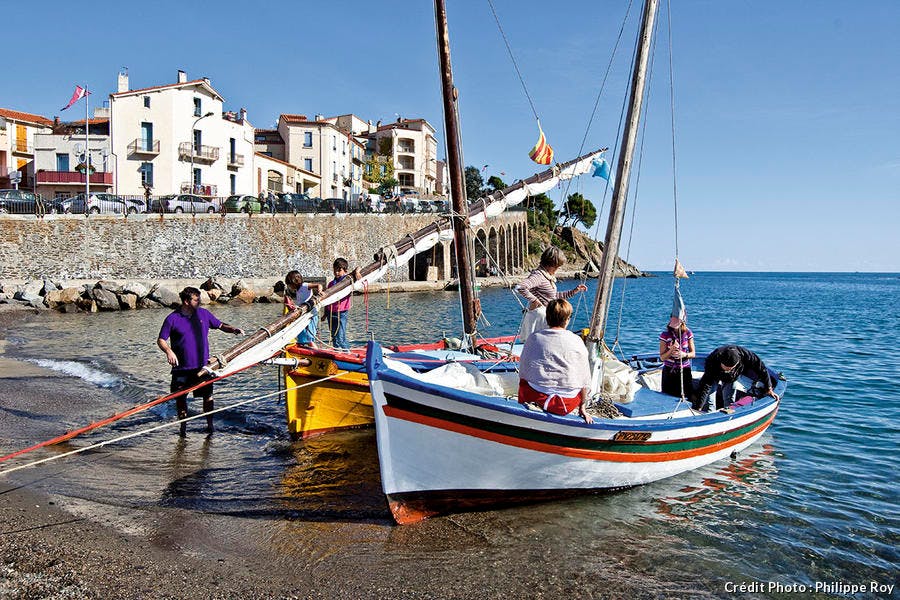 Les barques catalanes de Banyuls