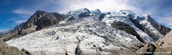 Le glacier des Bossons