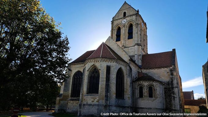 L'église d'Auvers-sur-Oise en Île-de-France