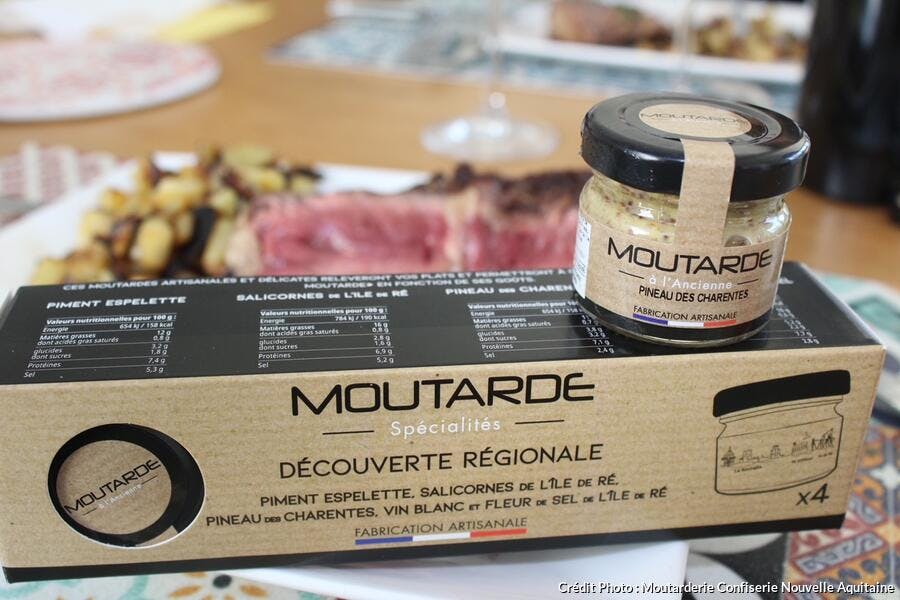 Les produits de la Moutarderie Confiserie Nouvelle Aquitaine