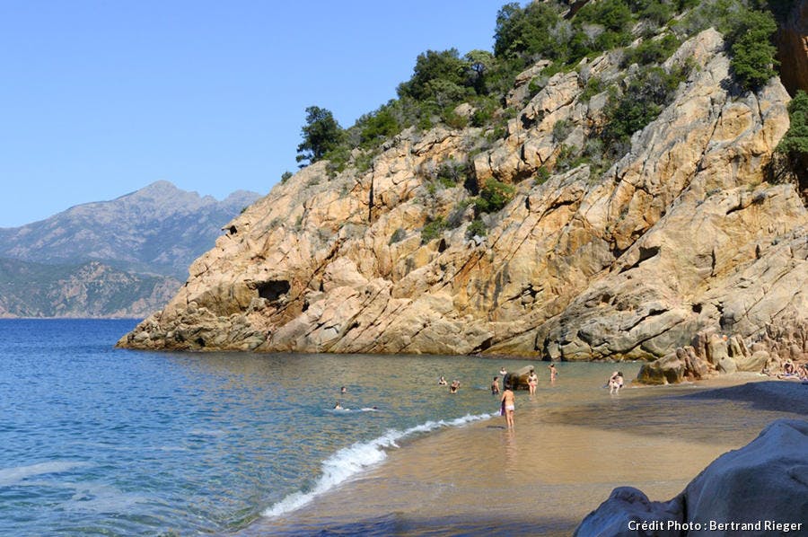 La plage de Ficajola, en Corse-du-Sud