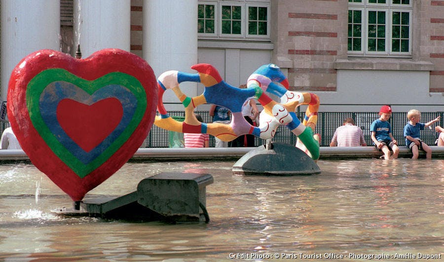 La fontaine Stravinsky à Paris