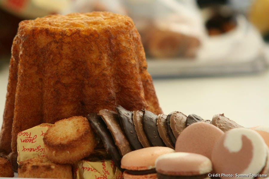un gâteau battu d'Amiens