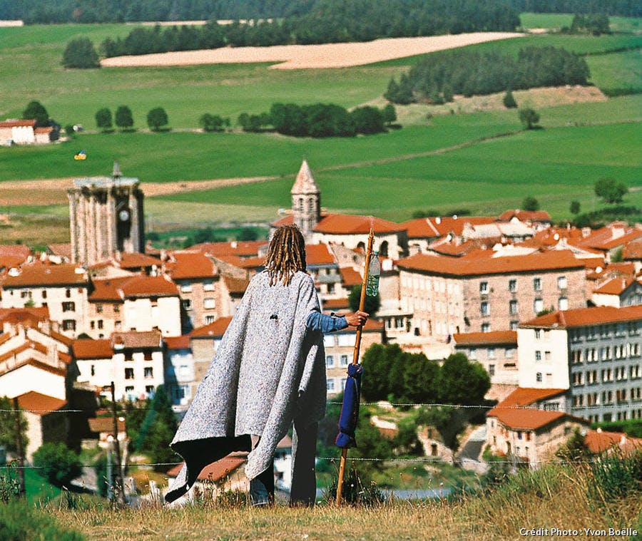 L'arrivée sur Saugues