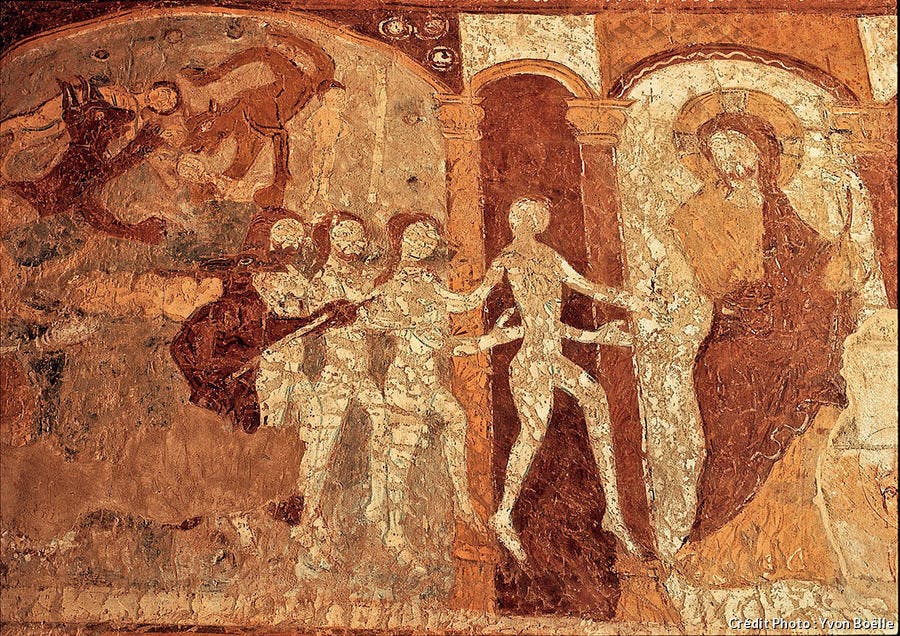 Fresques de la chapelle de Lugaut