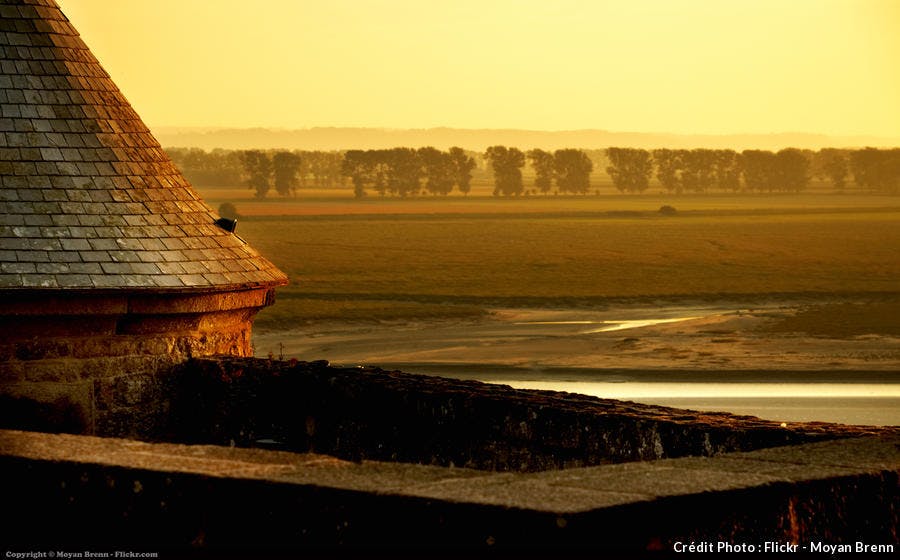 Depuis le Mont-Saint-Michel