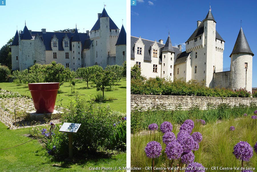 Les jardins médiévaux du château du Rivau