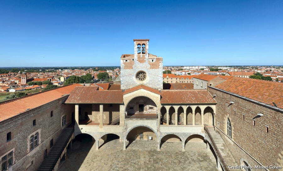 Le palais des rois de Majorque, à Perpignan
