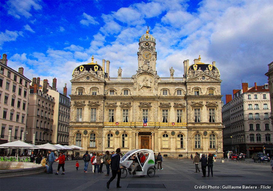 La place des Terreaux à Lyon