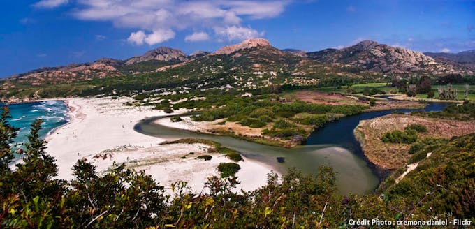La plage d'Ostriconi, en Haute-Corse