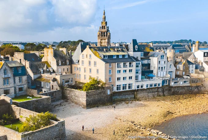 Roscoff et ses remparts, Finistère, Bretagne