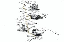 Circuit de la route des Grandes Alpes en France