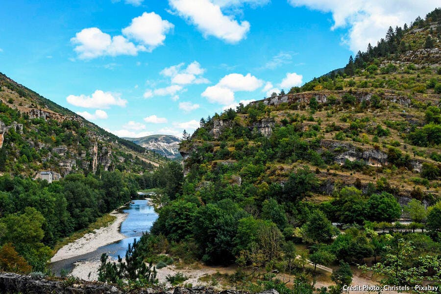 Paysage de gorges