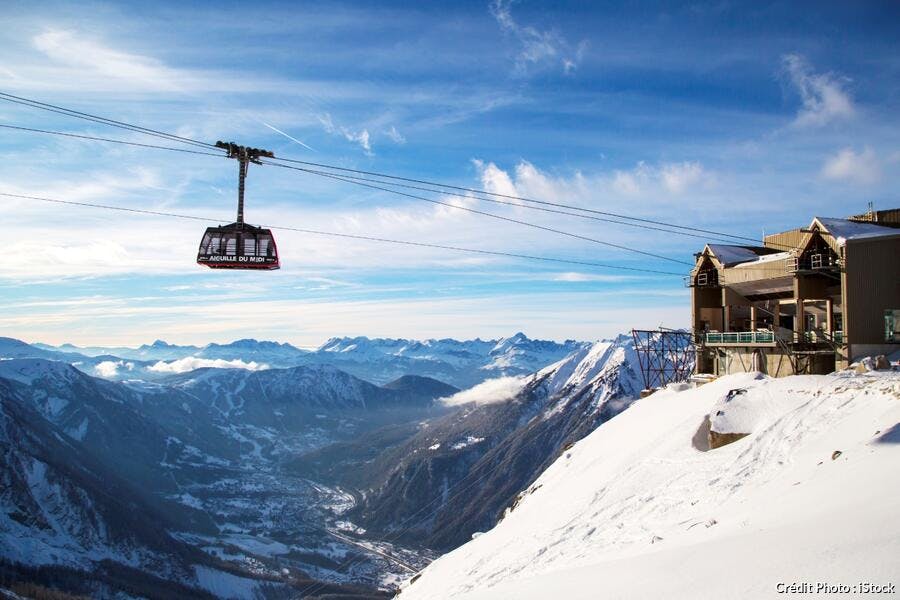Le téléphérique de l'Aiguille du Midi