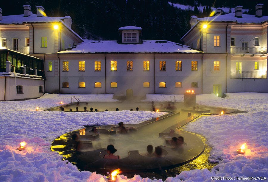 Thermes du Pré Saint Didier dans le val d'Aoste