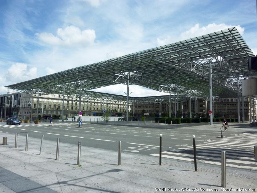 La gare d'Amiens
