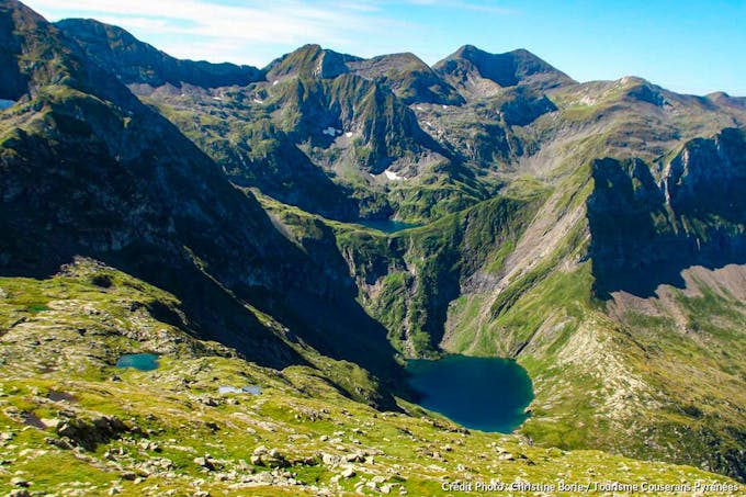 L'étang Rond, dans les Pyrénées