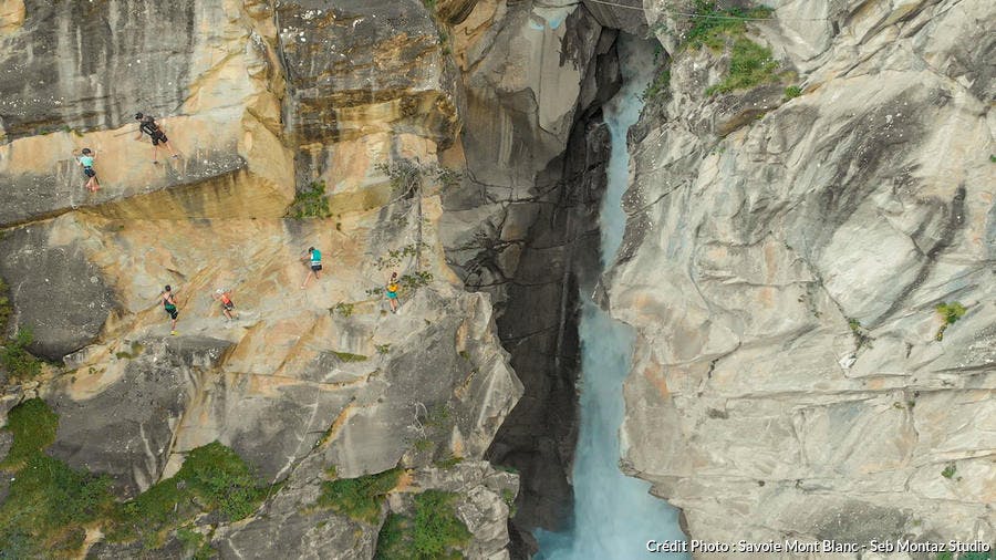 La cascade de la Fraîche, en Savoie