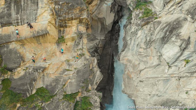 La cascade de la Fraîche, en Savoie
