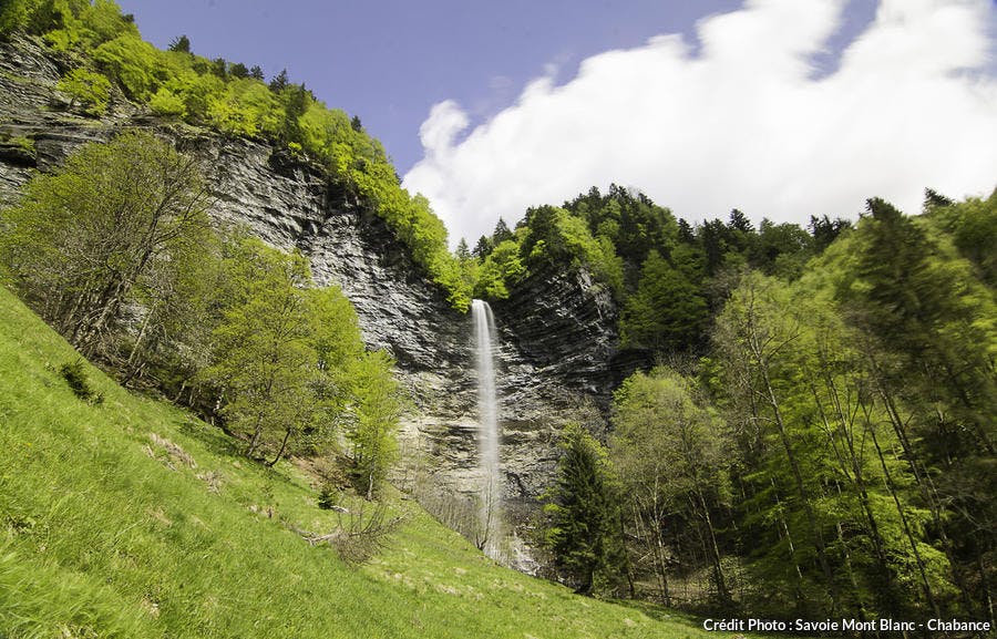 La cascade du Dard, à la Giettaz