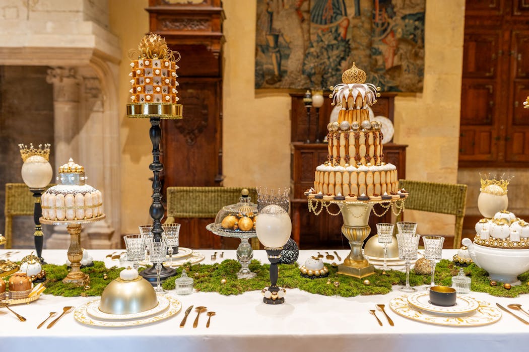 Décorations de Noël au château d'Azay-le-Rideau