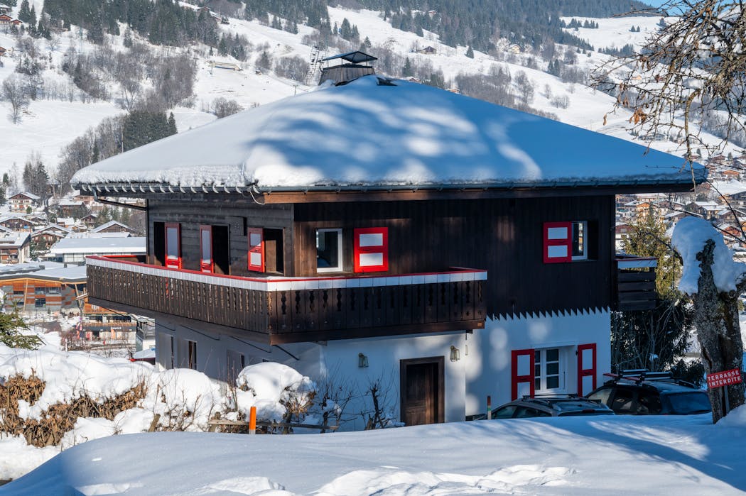 Un des chalets construits par Henry Jacques Le Même à Megève
