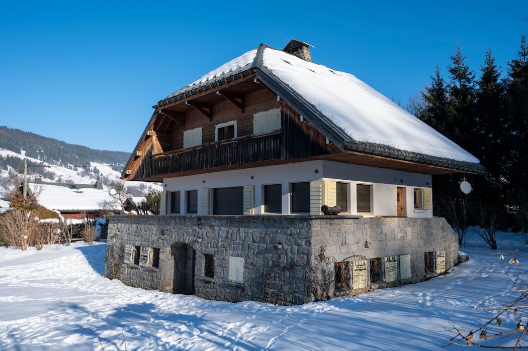 Un des chalets construits par Henry Jacques Le Même à Megève