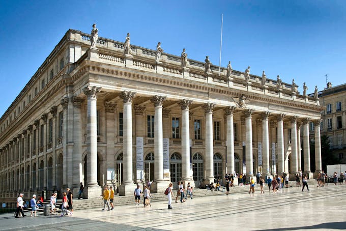 Grand Théâtre, place de la Comédie à Bordeaux