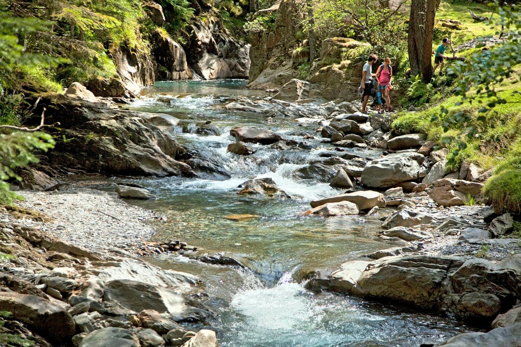 La neste du Rioumajou dans la vallée d'Aure dans les Hautes-Pyrénées.